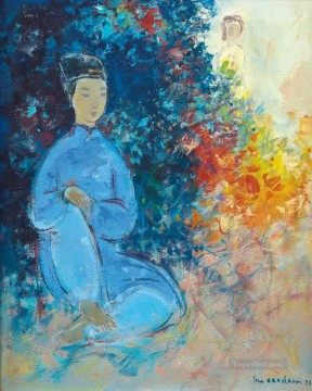 VCD Waiting Asian Oil Paintings